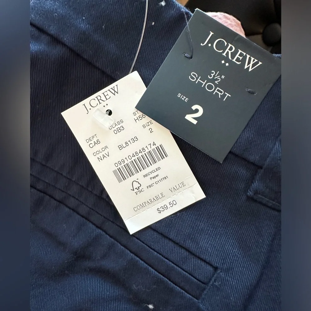 J Crew 3 1/2” Chino Shorts
